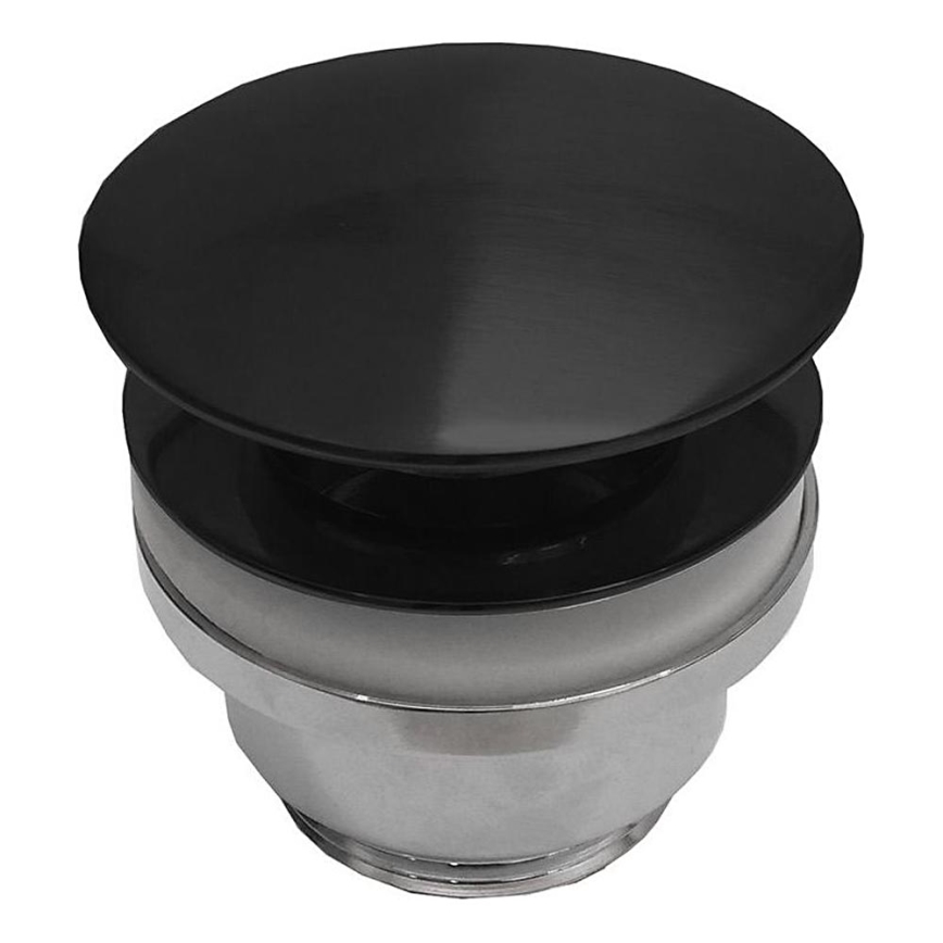 BATH DELUXE 33-004-05-02-04 - Gornji dio sifona za umivaonik RODBY pr. 6,6 cm crno