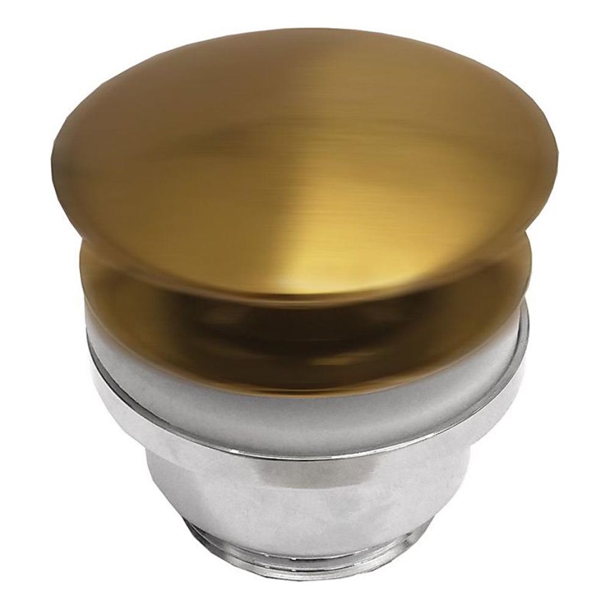BATH DELUXE 33-004-05-70-04 - Gornji dio sifona za umivaonik RODBY pr. 6,6 cm brušeno mesing