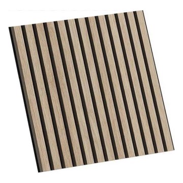 BATH DELUXE 54-060-08-86-12 - SET od 4 akustična obložna panela DANVIKEN 60x60 cm hrast