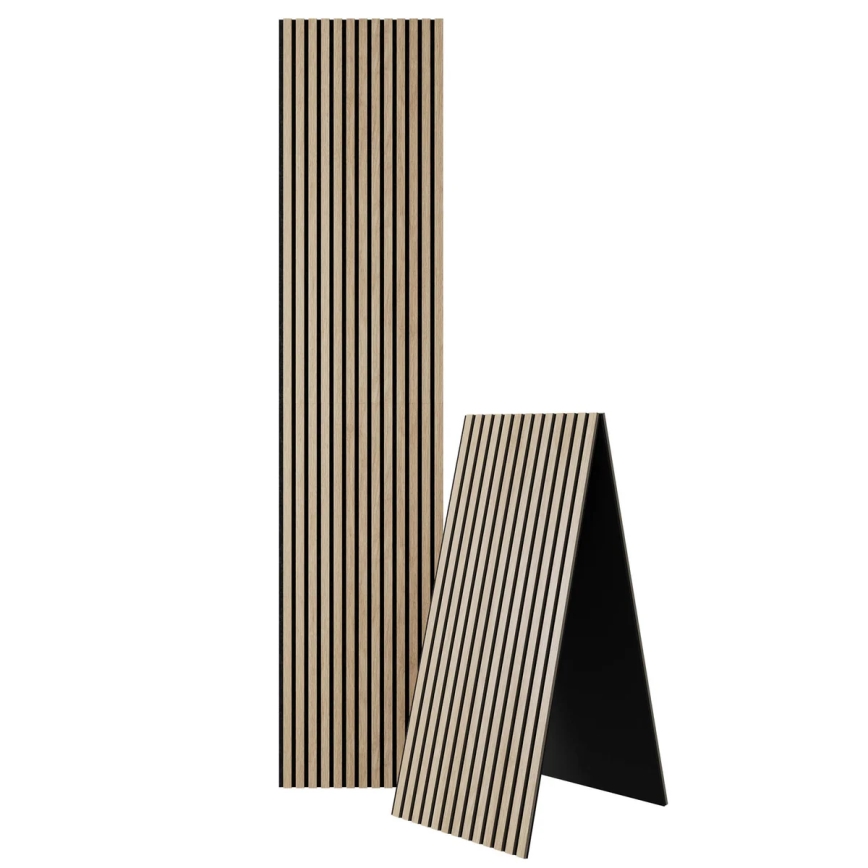 BATH DELUXE 54-240-11-86-12 - Set 4x Akustični zidni panel VASALUND 240x52 cm hrast