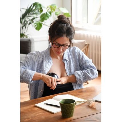 Beaba - Električna pumpa za izmlazanje majčinog mleka HANDS-FREE, 180 ml, 1300 mAh, plava