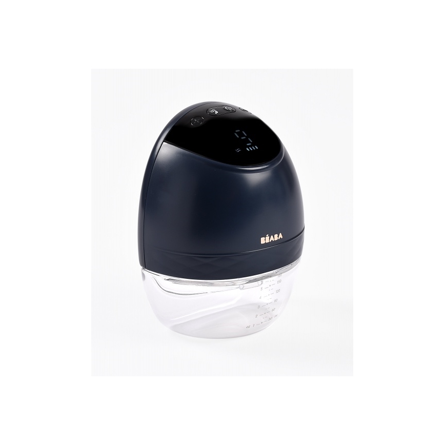 Beaba - Električna pumpa za izmlazanje majčinog mleka HANDS-FREE, 180 ml, 1300 mAh, plava