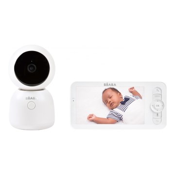 Beaba - Pametan punjivi video-bebifon sa monitorom ZEN NIGHT 720p, 5V, 4000 mAh, Wi‑Fi, beo