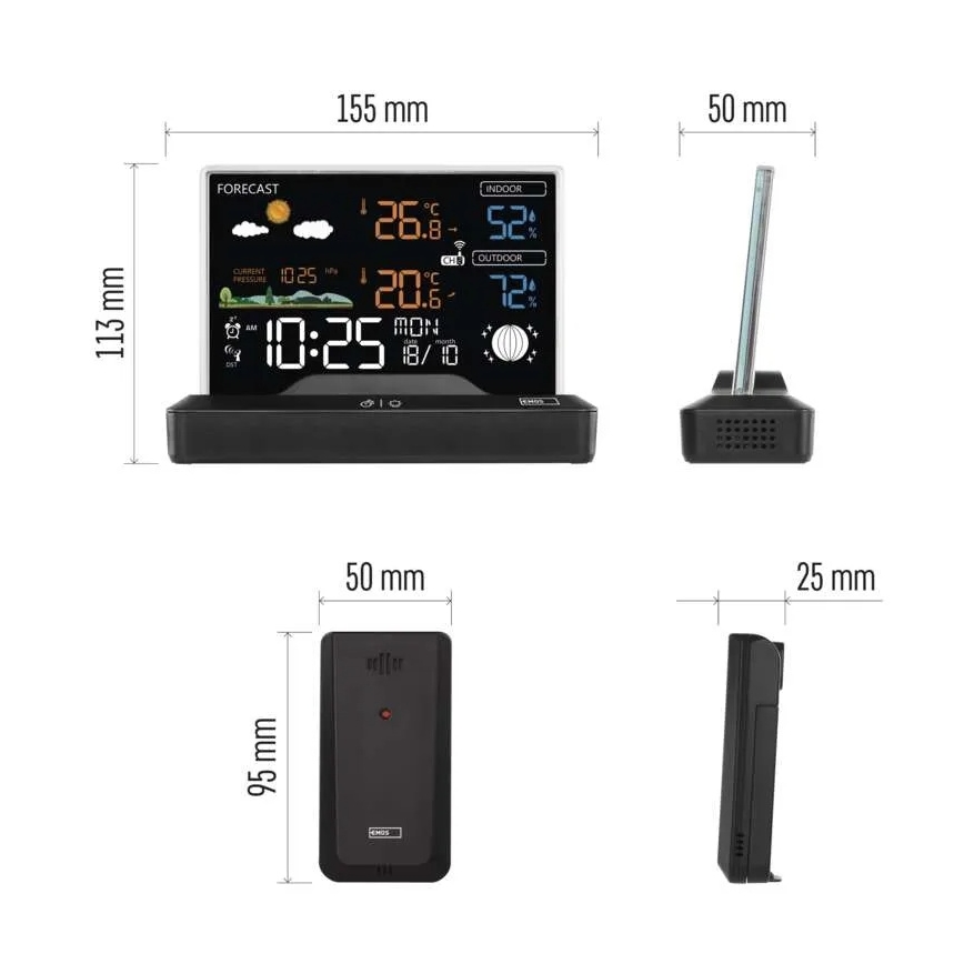 Bežična meteostanica 5V/2xAAA + 2xAAA