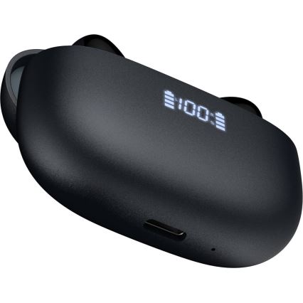 Bežične slušalice sa ANC+ENC 300mAh crno