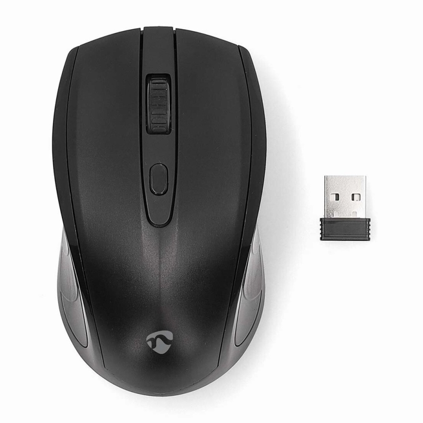 Bežični miš 800/1200/1600 DPI 2xAAA crno