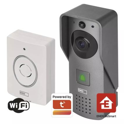 Bežični portafon sa senzorom pokreta GoSmart 12V 3xAA IP44 Wi-Fi Tuya