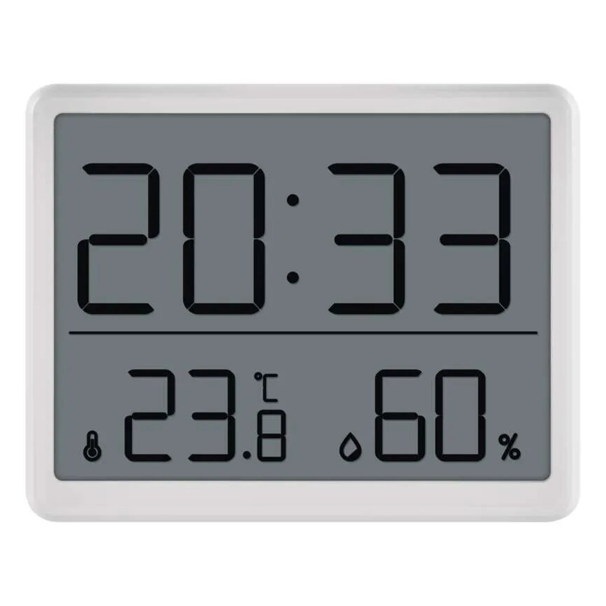 Bežični termometar sa higrometrom 1xCR2032 beo
