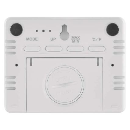 Bežični termometar sa higrometrom 1xCR2032 beo