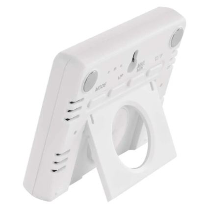 Bežični termometar sa higrometrom 1xCR2032 beo