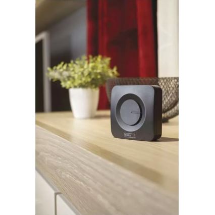 Bežični zvonac na baterije 3xAAA, IP56, crne boje