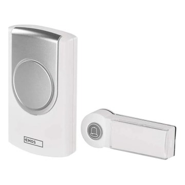 Bežični zvono 3xAA/1xCR2032 IP44 belo/srebrno