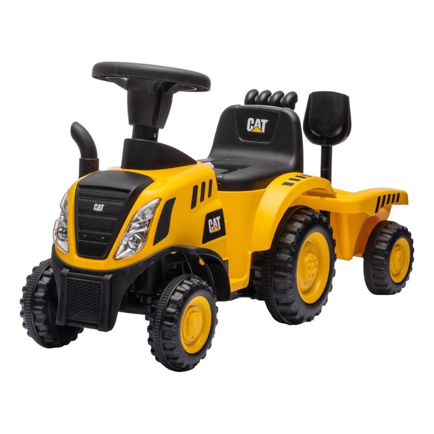 Bicikl guralica traktor CAT žuta/crno
