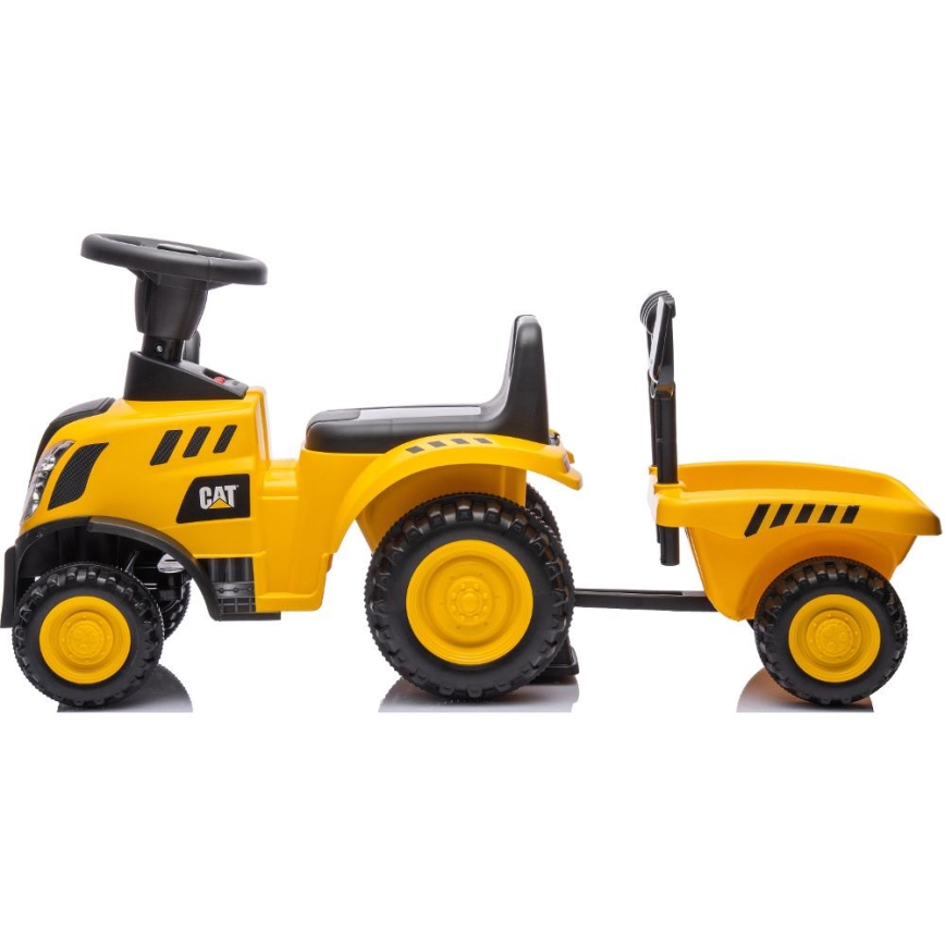 Bicikl guralica traktor CAT žuta/crno