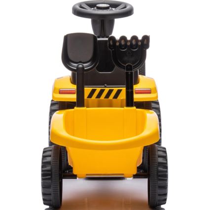 Bicikl guralica traktor CAT žuta/crno