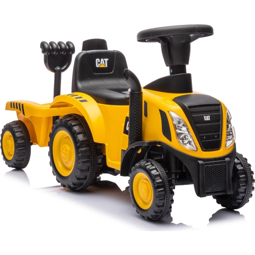 Bicikl guralica traktor CAT žuta/crno