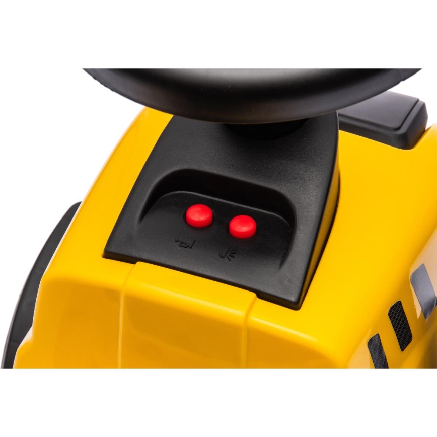 Bicikl guralica traktor CAT žuta/crno