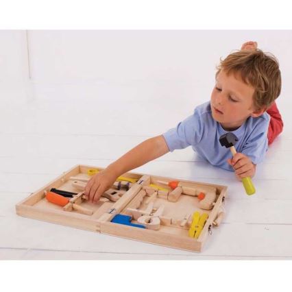 Bigjigs Toys - Drvena kutija sa alatom
