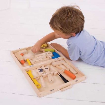 Bigjigs Toys - Drvena kutija sa alatom