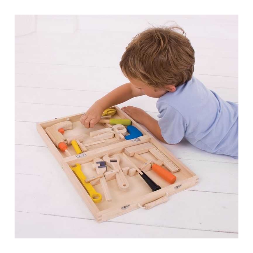 Bigjigs Toys - Drvena kutija sa alatom