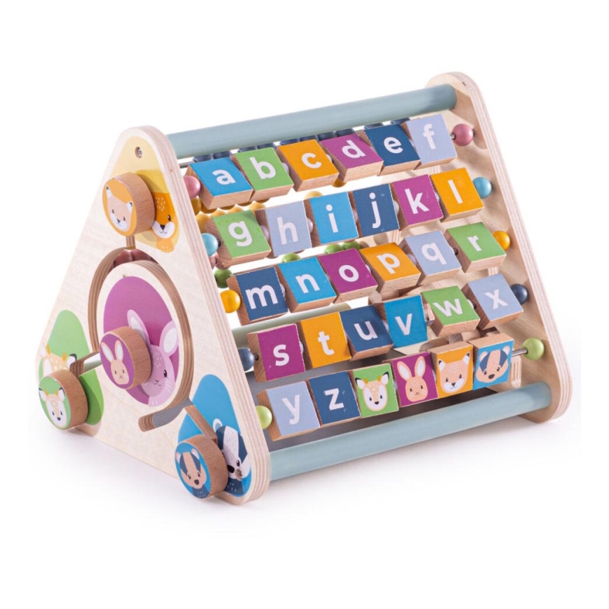 Bigjigs Toys - Trougao sa aktivnostima sa životinjama