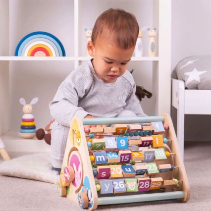 Bigjigs Toys - Trougao sa aktivnostima sa životinjama