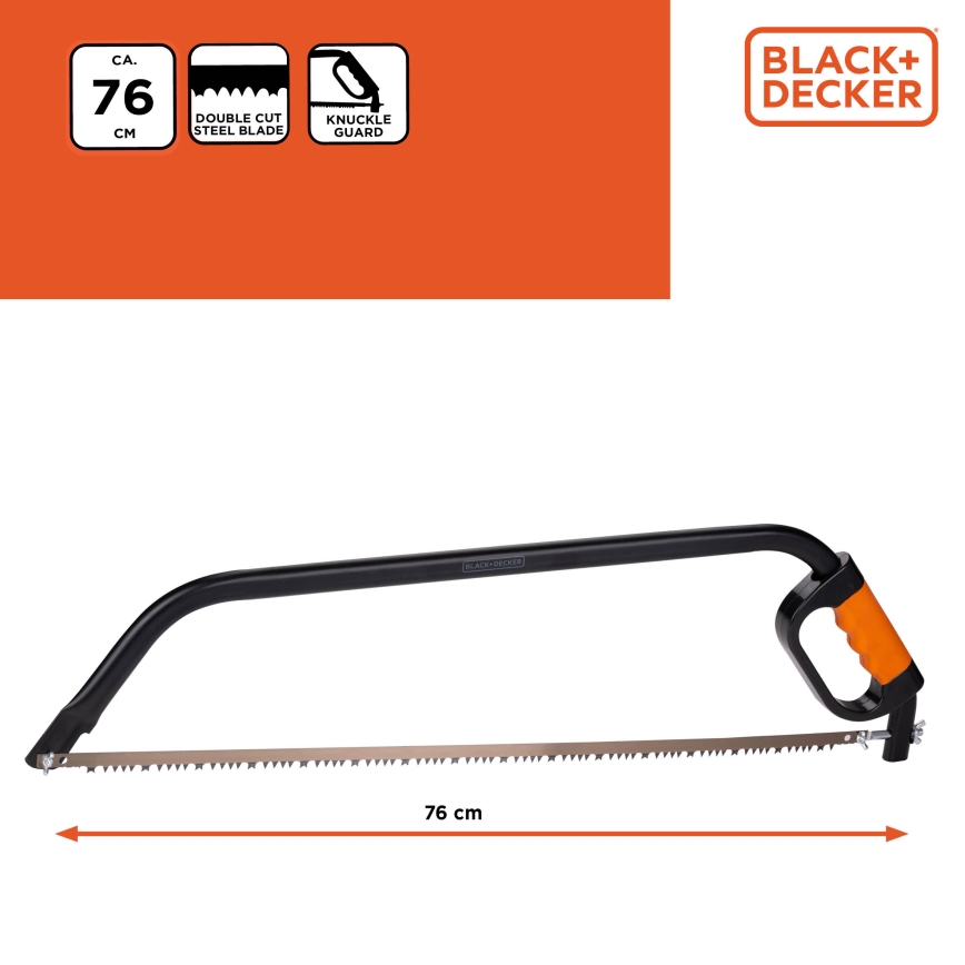 BLACK+DECKER - Okvirna testera 76 cm