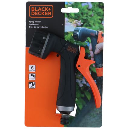 BLACK+DECKER - Pištolj za zalivanje 6 funkcije