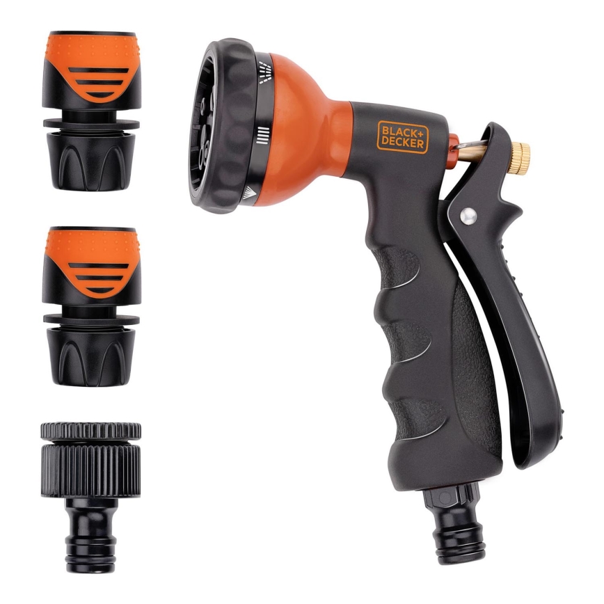 BLACK+DECKER - Pištolj za zalivanje sa 3 spojnice