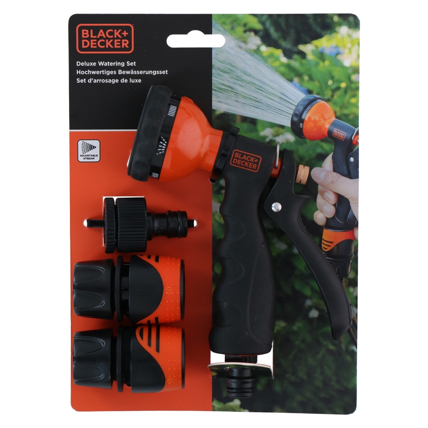 BLACK+DECKER - Pištolj za zalivanje sa 3 spojnice