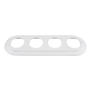 Bohemia-Design - Porcelanski retro četvorostruki okvir, beli