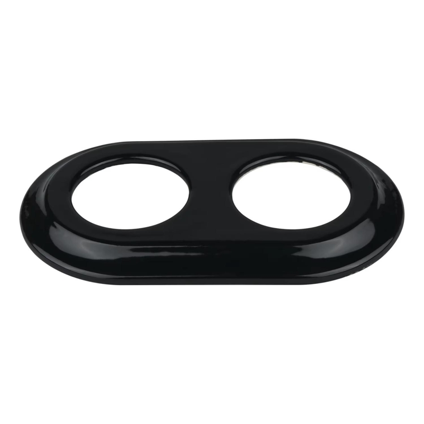 Bohemia-Design - Porcelanski retro dvostruki crni okvir