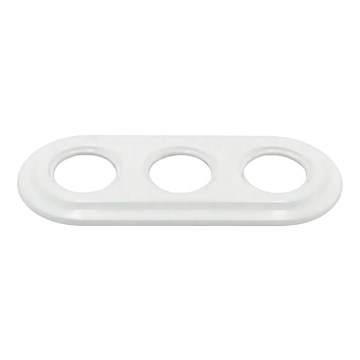 Bohemia-Design - Porcelanski trostruki retro okvir beo