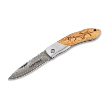 Böker - Džepni damask nož Magnum Caveman 19,4 cm