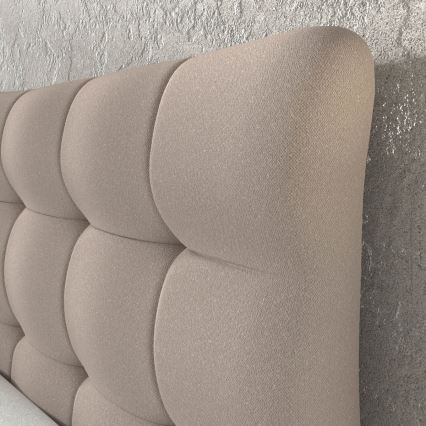 Boxspring krevet s madracima i naddušekom SOFIA 180x200 cm bež