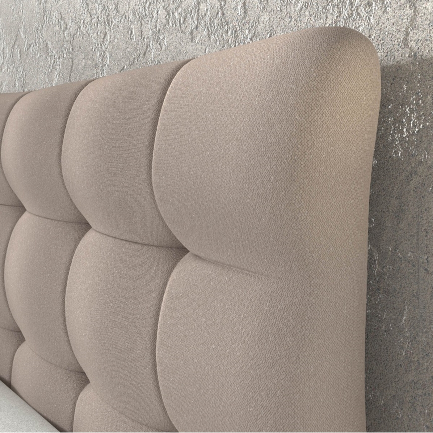 Boxspring krevet s madracima i naddušekom SOFIA 180x200 cm bež