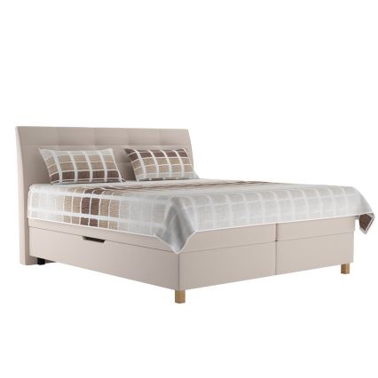 Boxspring krevet sa dušekom BEA 180x200 cm bež