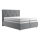 Boxspring krevet sa dušekom i naddušekom ELEN 160x200 cm sivo