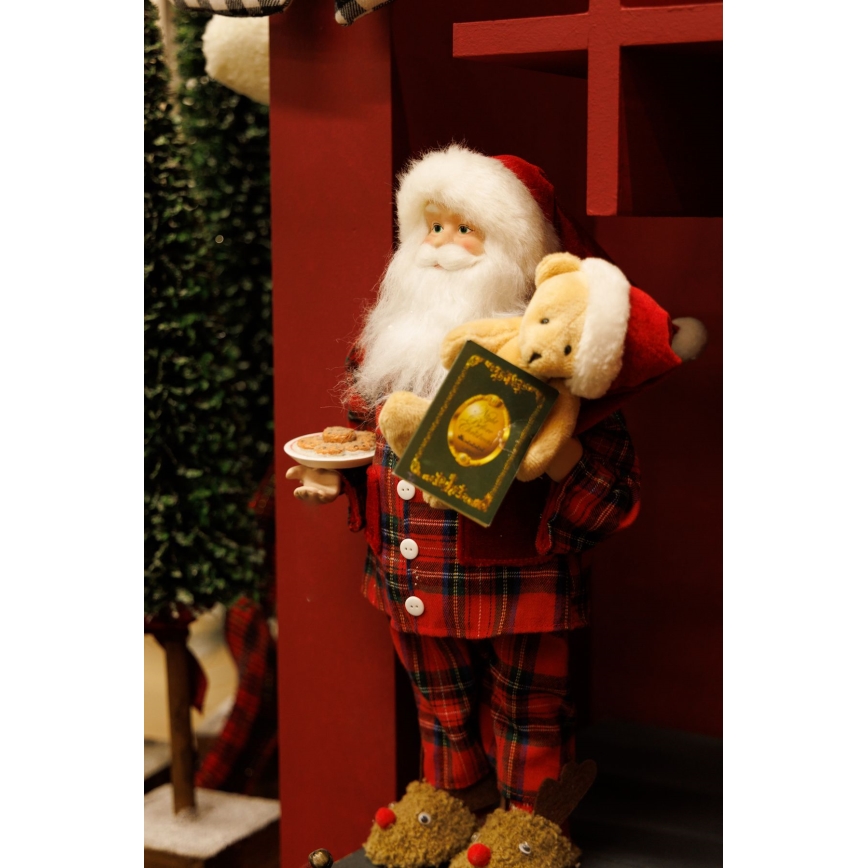 Božićna dekoracija 46 cm Santa
