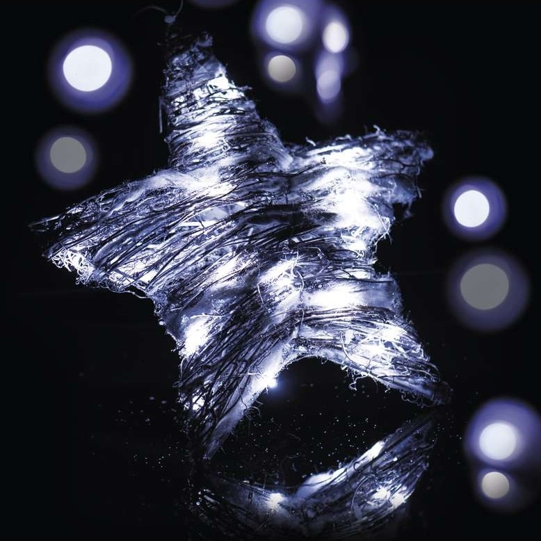 Božićna dekoracija za unutrašnju upotrebu IP20 STAR 30xLED/3W/4,5V