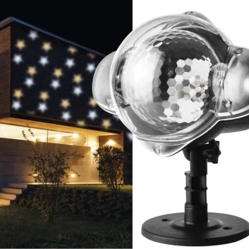 Božićni spoljni LED projektor LED/4W/230V IP44 topla/hladna bela