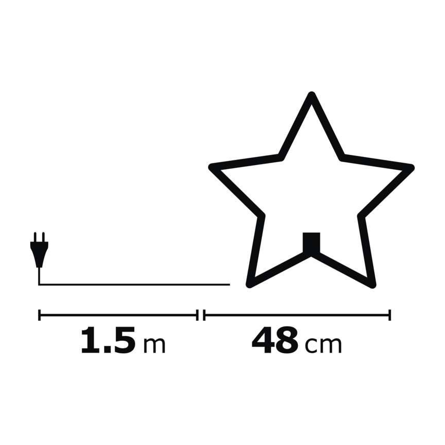 Božićni ukras 1xE14/230V sivo