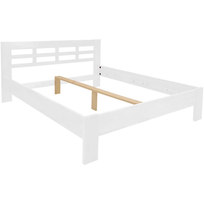 Bračni krevet od masivnog drveta ANGELA 180x200 cm beo