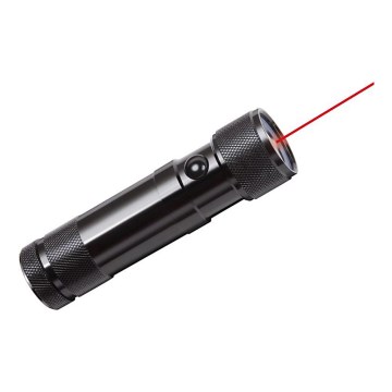 Brennenstuhl - LED baterijska lampa sa laserskim pokazivačem, LED/3xAAA