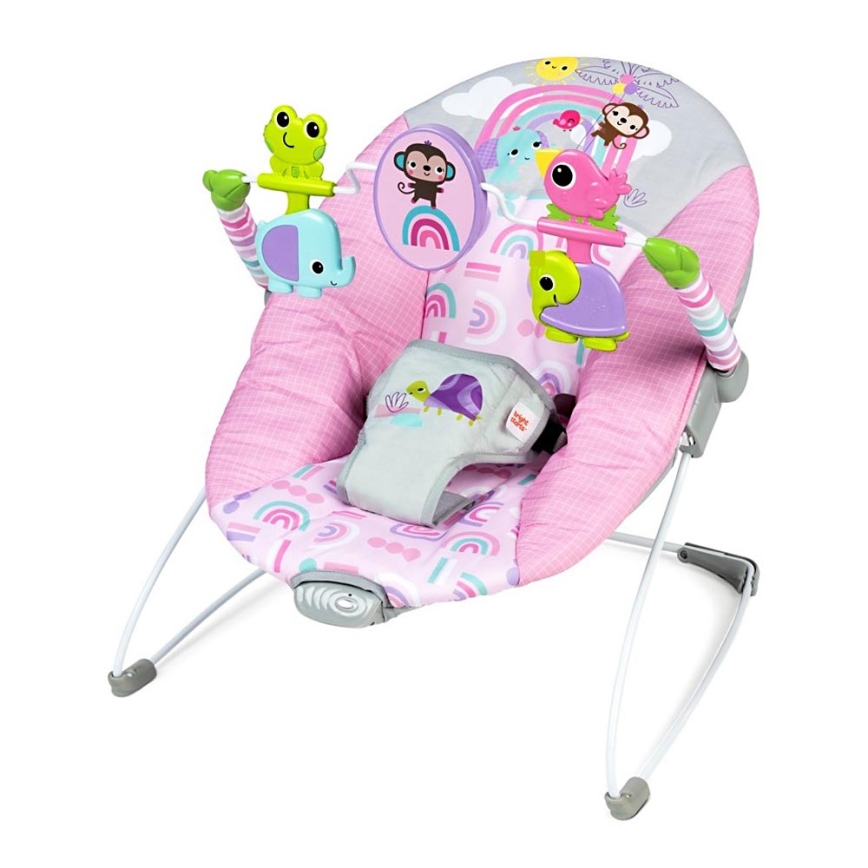 Bright Starts - Dečija vibrirajuća njihalica PINK PARADISE