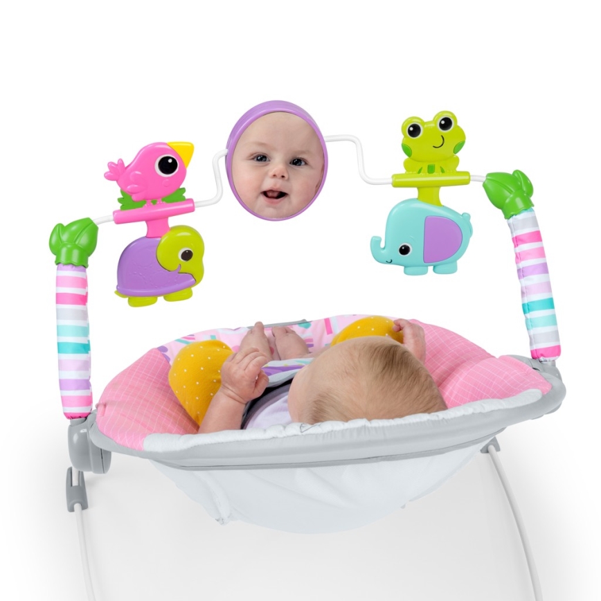 Bright Starts - Dečija vibrirajuća njihalica PINK PARADISE