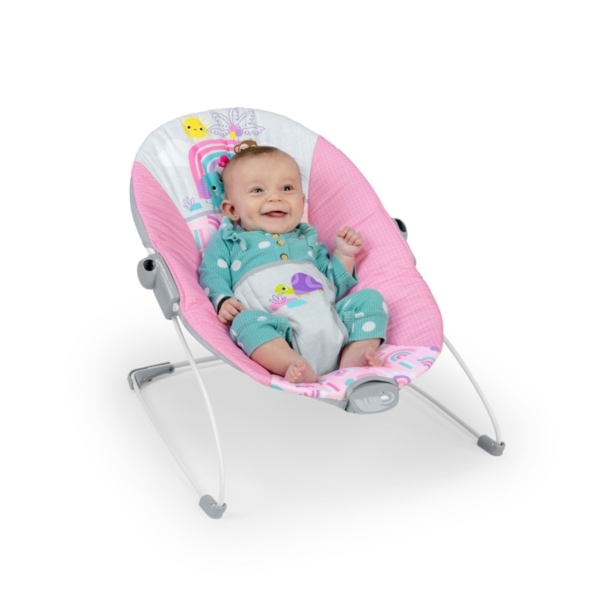 Bright Starts - Dečija vibrirajuća njihalica PINK PARADISE