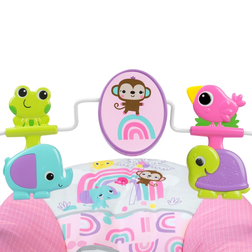 Bright Starts - Dečija vibrirajuća njihalica PINK PARADISE