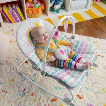 Bright Starts - Dečija vibrirajuća njihalica ROSY RAINBOW 1xLR14