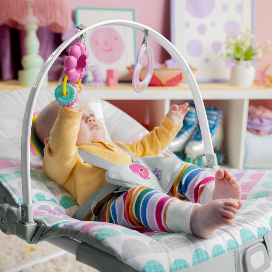 Bright Starts - Dečija vibrirajuća njihalica ROSY RAINBOW 1xLR14